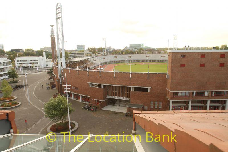 Dachterrasse mit view at the Stadium