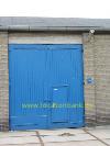 blue Fabrik door